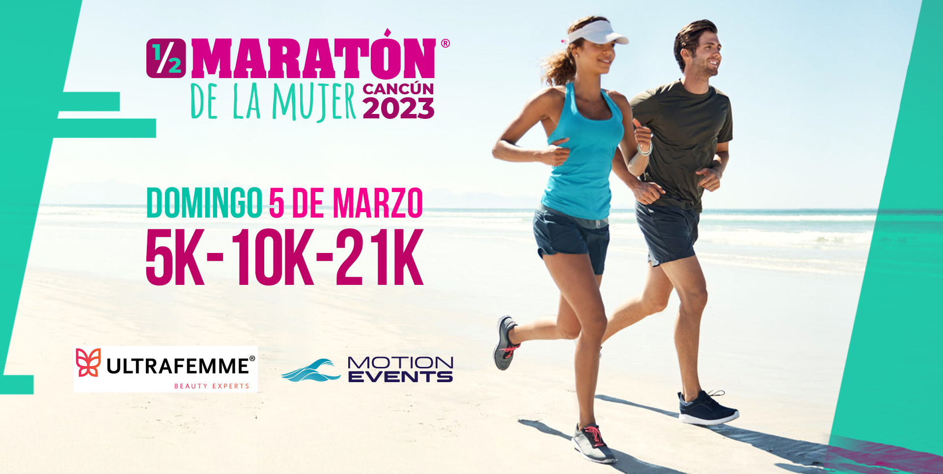 medio maraton mujer motion events cancun